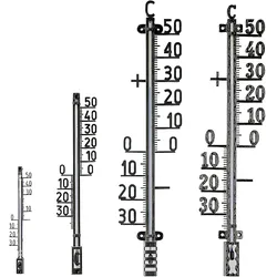 TFA-DOSTMANN Innen/Außenthermometer Metall rostfrei 42cm
