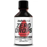 BIOTECH USA Zero Drops Geschmackstropfen, 50 ml Flasche, Erdbeere