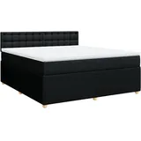 vidaXL Boxspringbett 180 x 200 cm Schwarz