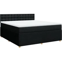 vidaXL Boxspringbett 180 x 200 cm Schwarz