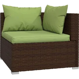 vidaXL Garten-Lounge-Set 9-tlg. braun