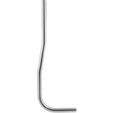 ASW Spülrohr für Druckspüler 102256 leicht gekroepft 28mm, verchromt