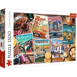 Puzzle 1500 - Reise durch Europa