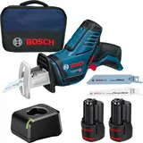 Bosch Akku-Säbelsäge GSA 12V-14 / 2x 3,0 Ah Akku + Ladegerät im Softbag