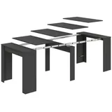 Dmora Diluna Konsolentisch 237x90x78 cm schwarz