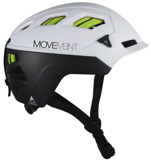 MOVEMENT 3TECH ALPI Helmet Bando - Uni., charcoal/white/green (XS/S (52-56cm))