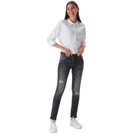 LTB Damen Jeans MOLLY M Super Slim Fit Super Slim Fit Sienne Wash 54005 Normaler Bund Reißverschluss W 24 L 32