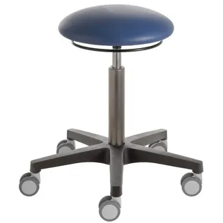 Prova Nova Drehhocker Roll- und Drehhocker Poppi® Dijon 4156, Sitzhöhe ca. 51-72 cm,Pilzsitz blau