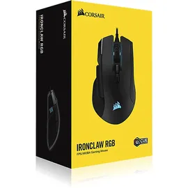 Corsair Ironclaw RGB Gaming Maus schwarz (CH-9307011-EU)