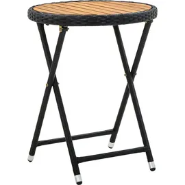 vidaXL Bistroset 3-tlg. Schwarz