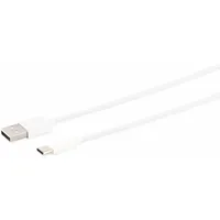 s/conn USB Lade-Sync Kabel USB A Stecker auf USB-C Stecker, 2.0, ABS, weiß, 2m (14-13043)