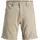 JACK & JONES "JPSTRICK DYLAN ORIGINAL SHORTS", Herren, Gr. L, N-Gr, beige (string), Web, Obermaterial: 98% Baumwolle, 2% Elasthan, unifarben, regular fit knielang, Hosen Shorts