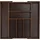 Relaxdays Besteckkasten Schublade Bambus Organizer dunkelbraun