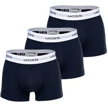 Lacoste Boxershorts Cotton Stretch blau S 3er Pack