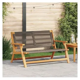 vidaXL Gartenbank 76 x 122 x 73 cm Grau