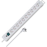 Brennenstuhl Premium-Line mit Schalter, 10-fach, 3m, weiß