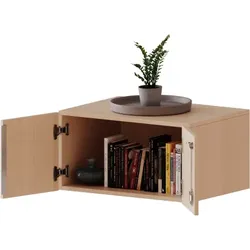Aufsatzschrank für ErgoTray Serie, 1 Ordnerhöhe - Serie evo180