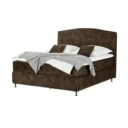 Kings and Queens Boxspringbett   ¦ braun ¦ Maße (cm): B: 184 H: 132