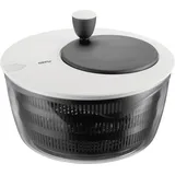 GEFU Rotare Salatschleuder 3 Liter schwarz-weiß