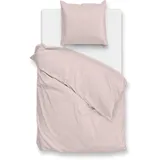 Zo Home Zo!Home Flanell, Bettwäsche 135x200 Flanella di Lino shell, nude, Uni Melange rosa