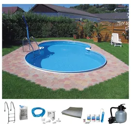 my pool bwt Achtformpool SYDNEY 2 360 x 625 x 120 cm inkl. Sandfilteranlage