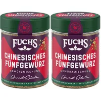 Fuchs Gewürze Gourmet Selection Asien Chinesisches Fünf Gewürz Gewürzmischung, nachfüllbarer Gewürz Mix, Gewürzzubereitung zum Verfeinern von Wok - oder Pfannengerichten, Reis und Nudeln, vegan, 40 g
