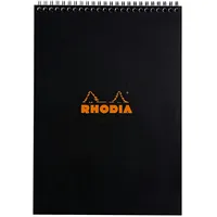 Rhodia 5x Spiralblock Rhodia Notepad A4, 80 Blatt liniert