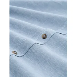 Tom Tailor Kurzarmhemd Bleeched Blue Chambray XXL