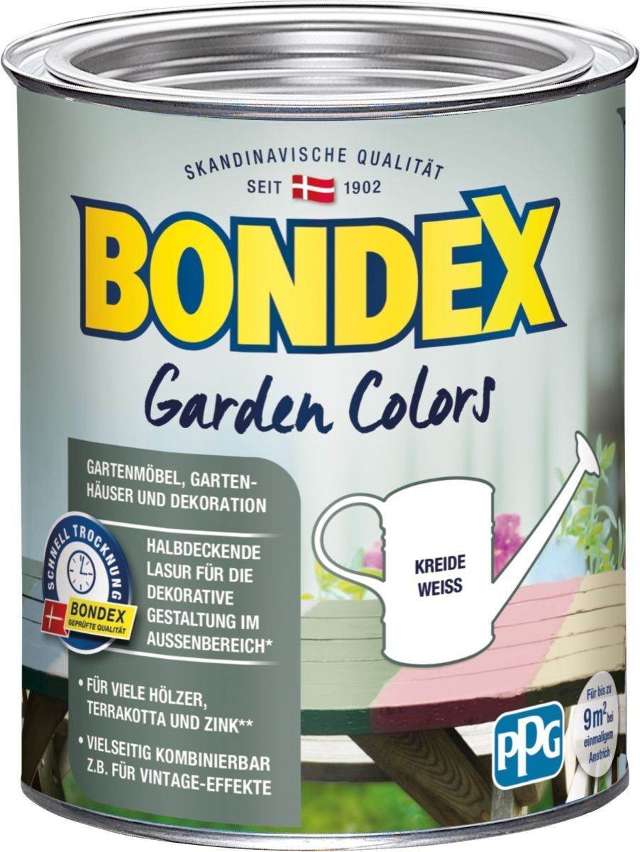 BONDEX Garden Colors halbdeckende Farbe, 0,75l, 12 Farben, leichte Verarbeitung, strapazierfähig