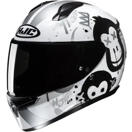 HJC Helmets C10 Geti Schwarz/Weiß/Silber XXS