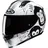 HJC Helmets C10 Geti Schwarz/Weiß/Silber XXS