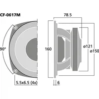 Monacor CF-0617M