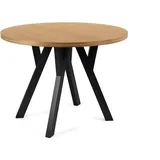 Konsimo Esstisch Ø 100 cm braun