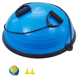 VEVOR Gymnastikball Fitnessball Sportball Yogaball 584mm Halb Blau Balance