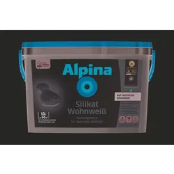 ALPINA Dispersionsfarbe »Silikat«, 10,0L - weiss