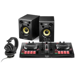Hercules DJ Essentials Kit – All-in-One-Kit zum Erlernen des DJ-Daseins – Software und Tutorials inklusive