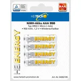 Heitech NIMH-Akku AAA 950 mAh 4 St.