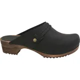 Sanita Wood-Ursana Open Clog Black Gr.37 | Schwarz 37