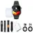 47 mm Schwarz Silikonband Schwarz inkl. Premium-Paket