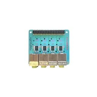RASPIAUDIO 8 x IN + 8 x OUT Audio DAC Hat Soundkarte nur für Raspberry PI5
