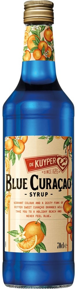 De Kuyper Blue Curacao Sirup 0,7l