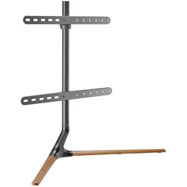 pro.tec Ystad TV-Standfuß 97x76,5x35cm Schwarz/Braun Aluminium/Holz/Kunststoff/Metall