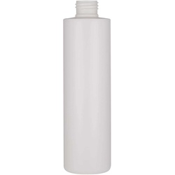 Plastic fles 'Pipe', 250 ml, HDPE, wit, monding: GPI 24/410