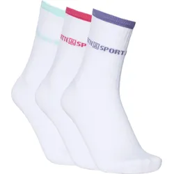 Socken im 3er-Pack rosa 37/38