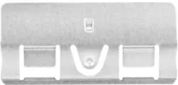 Biella Clip-Register Silber Metall 6 x 3 cm 50 Stück