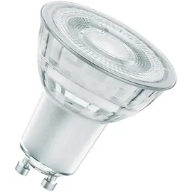 LEDVANCE Osram LED Reflektorlampe mit GU10 Sockel, Warmweiss (2700K), 4.50W, 3-stufig dimmbar per Klick, Glas Spot, Ersatz für 50W-Reflektorlampe, LED THREE STEP DIM PAR16