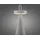 just light. Akku LED-Tischlampe ALWA, H 28,9 cm - Greige Kunststoff - Silikon - dimmbar