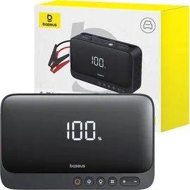 Baseus Multifunktionaler Jumpstarter BS-CH013: 600A 6000mAh Powerbank Kompressor / / Schwarz