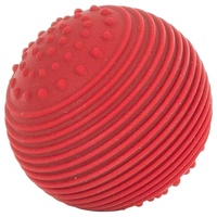 Physio Reflexball mit Noppen Massageball Motorik Training Entspannung, 5,5 cm, Rot