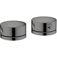 Hansgrohe AXOR One 2-Loch Wannenrandarmatur Polished Black Chrome